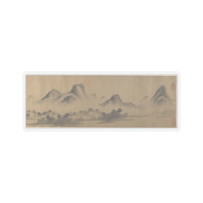 Unidentified artist - Cloudy Mountain in the Style of Mi Fu (1052–1107) - unknown v1 - STICKER Vinyl Kiss-Cut Decal