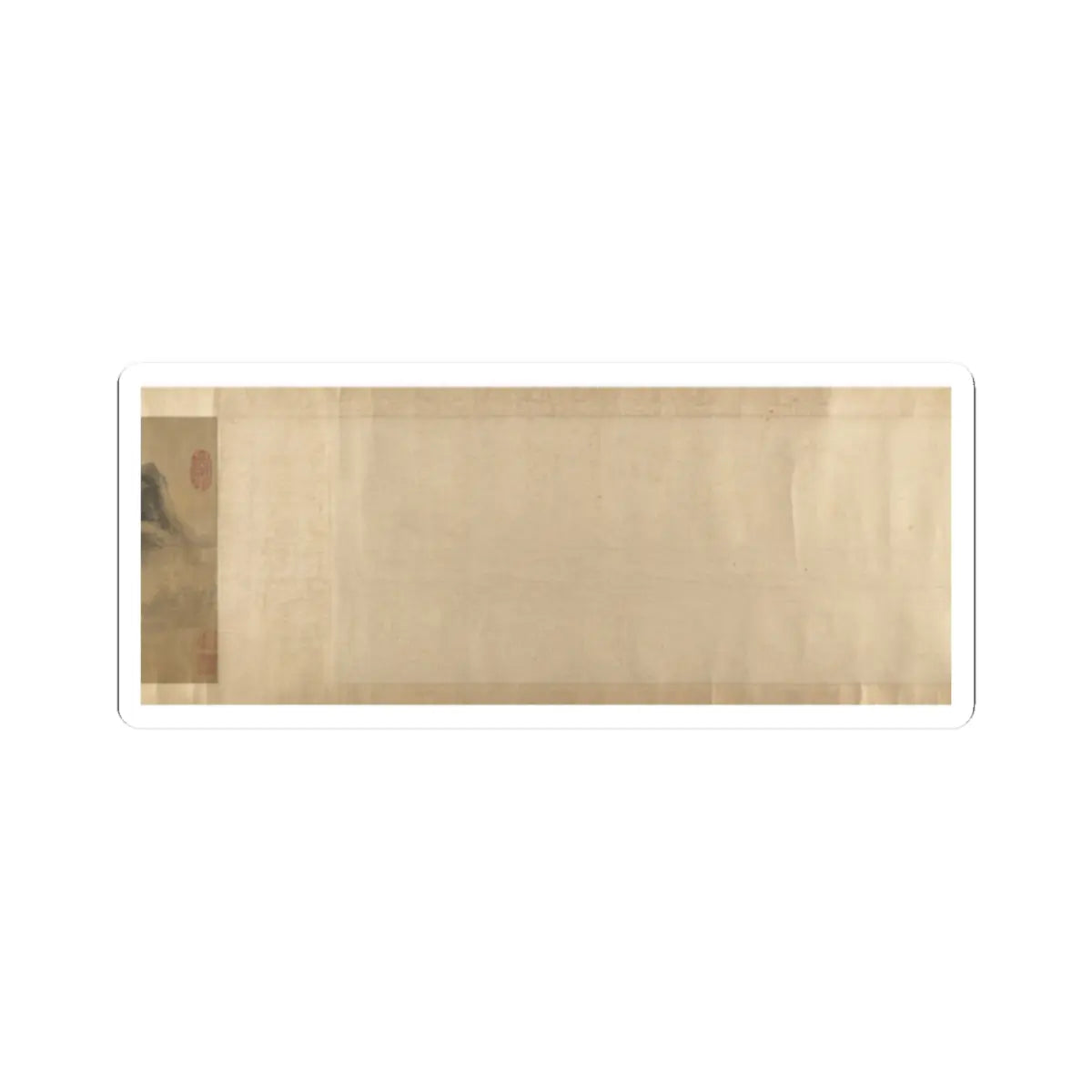 Unidentified artist - Cloudy Mountain in the Style of Mi Fu (1052–1107) - unknown v4 - STICKER Vinyl Kiss-Cut Decal