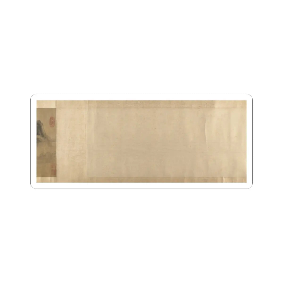 Unidentified artist - Cloudy Mountain in the Style of Mi Fu (1052–1107) - unknown v4 - STICKER Vinyl Kiss-Cut Decal