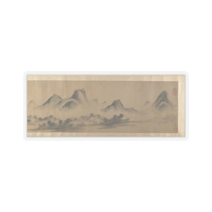 Unidentified artist - Cloudy Mountain in the Style of Mi Fu (1052–1107) - unknown v5 - STICKER Vinyl Kiss-Cut Decal