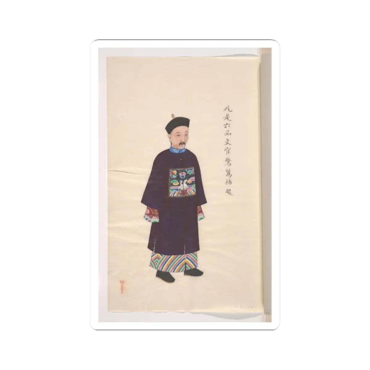 Unidentified artist - Collection of Paintings showing Military Officials - unknown v4 - STICKER Vinyl Kiss-Cut Decal