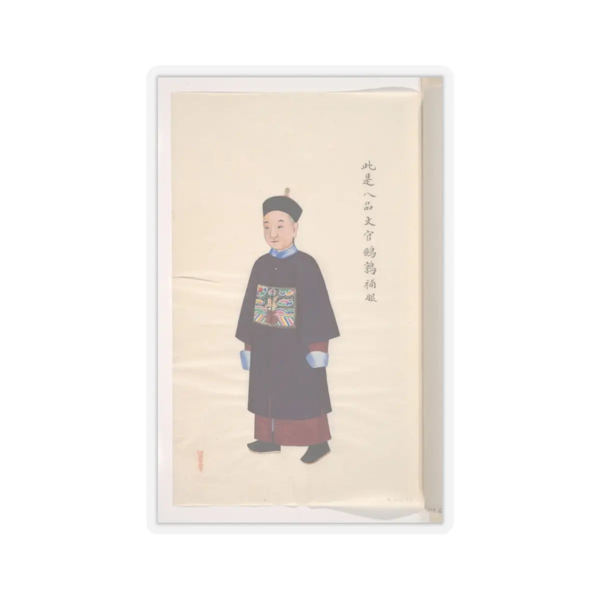 Unidentified artist - Collection of Paintings showing Military Officials - unknown v8 - STICKER Vinyl Kiss-Cut Decal