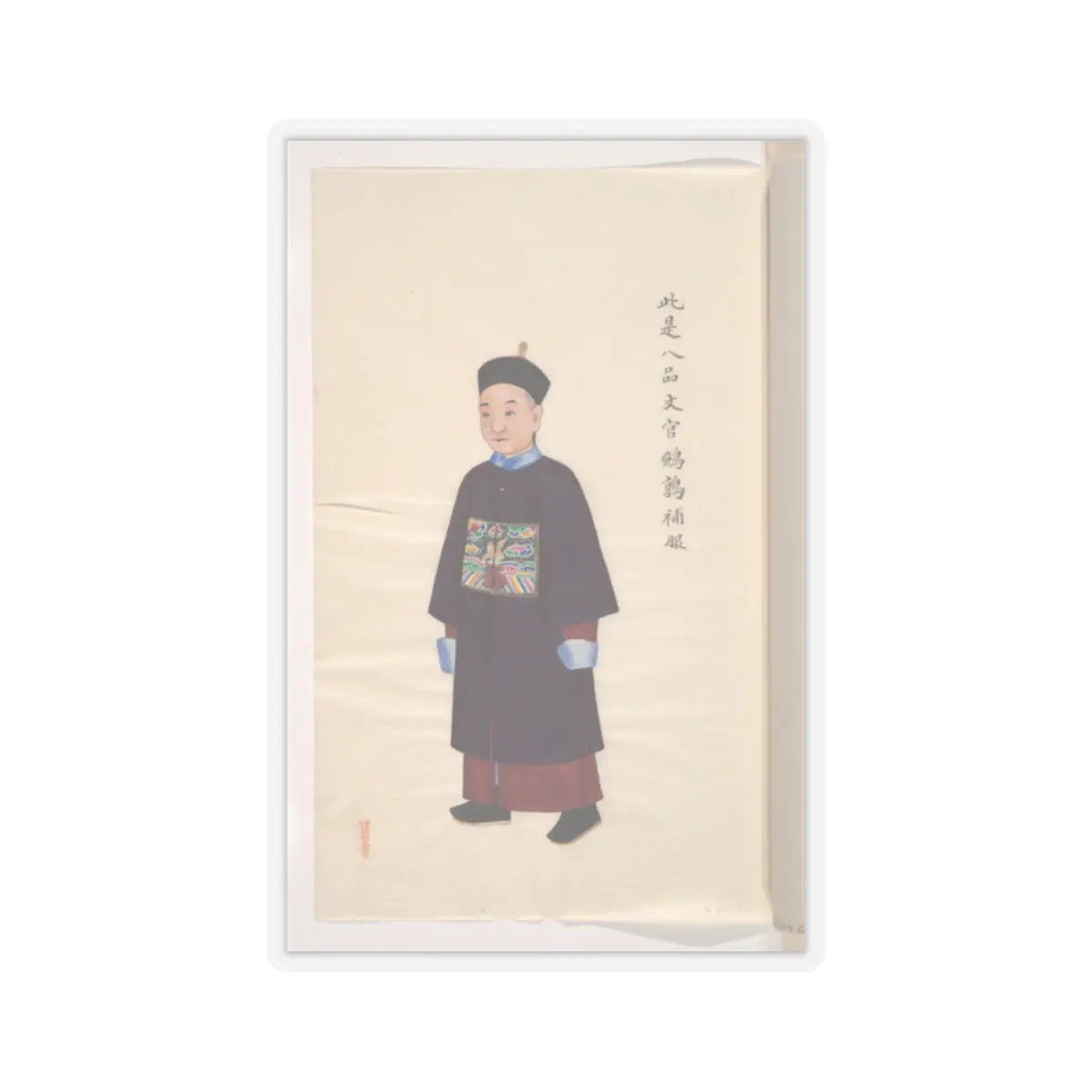 Unidentified artist - Collection of Paintings showing Military Officials - unknown v8 - STICKER Vinyl Kiss-Cut Decal
