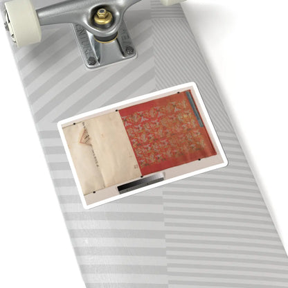 Unidentified artist - Commendation Scroll - dated 1835 v2 - STICKER Vinyl Kiss-Cut Decal