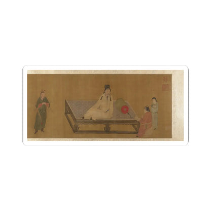 Unidentified artist - Copy of Tang Ming Huang Instructing the Prince - unknown v1 - STICKER Vinyl Kiss-Cut Decal