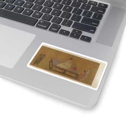 Unidentified artist - Copy of Tang Ming Huang Instructing the Prince - unknown v6 - STICKER Vinyl Kiss-Cut Decal