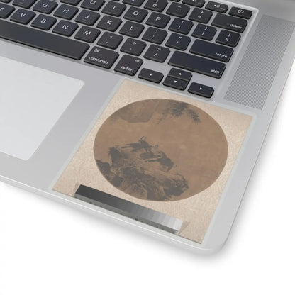 Unidentified artist - Cormorants on Rock - unknown - STICKER Vinyl Kiss-Cut Decal