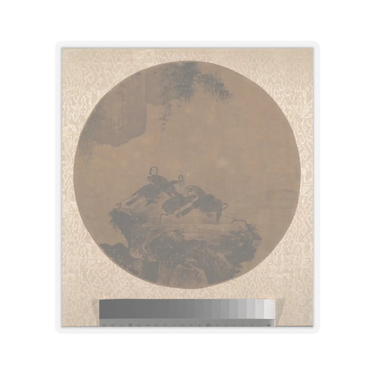 Unidentified artist - Cormorants on Rock - unknown - STICKER Vinyl Kiss-Cut Decal