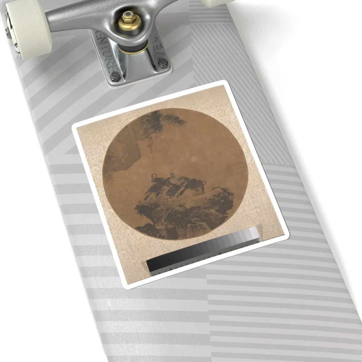 Unidentified artist - Cormorants on Rock - unknown - STICKER Vinyl Kiss-Cut Decal