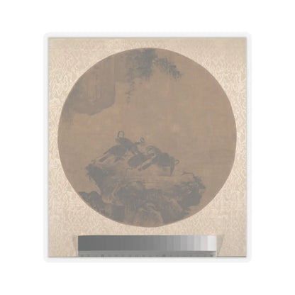 Unidentified artist - Cormorants on Rock - unknown - STICKER Vinyl Kiss-Cut Decal