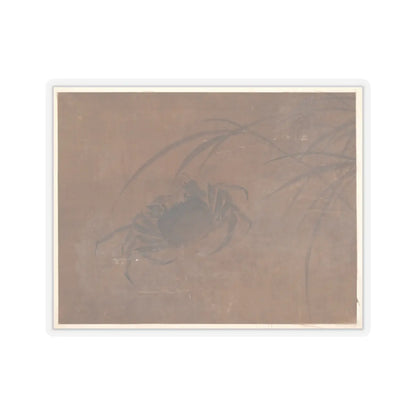 Unidentified artist - Crabs and Reeds - unknown - STICKER Vinyl Kiss-Cut Decal