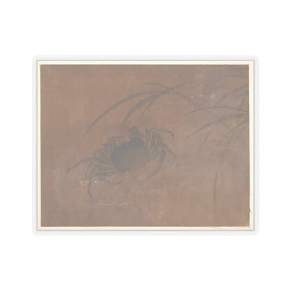 Unidentified artist - Crabs and Reeds - unknown - STICKER Vinyl Kiss-Cut Decal