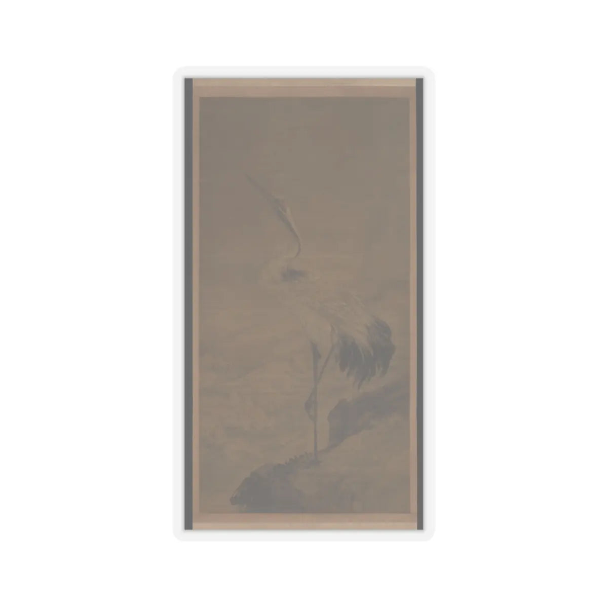 Unidentified artist - Crane - unknown v1 - STICKER Vinyl Kiss-Cut Decal