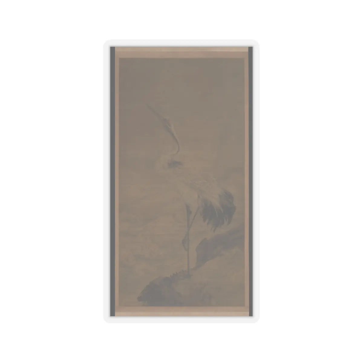Unidentified artist - Crane - unknown v1 - STICKER Vinyl Kiss-Cut Decal