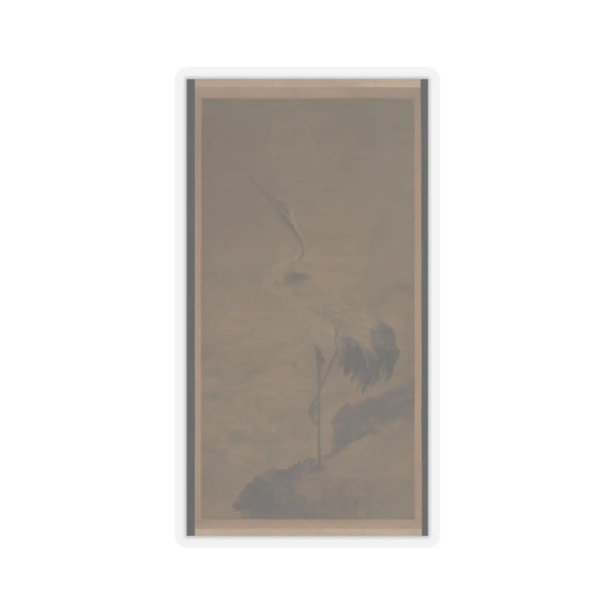 Unidentified artist - Crane - unknown v1 - STICKER Vinyl Kiss-Cut Decal