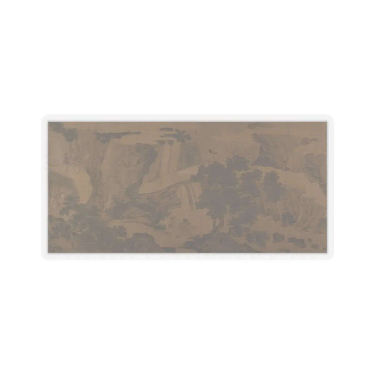 Unidentified artist - Daoist immortals in a landscape - 16th century v1 - STICKER Vinyl Kiss-Cut Decal