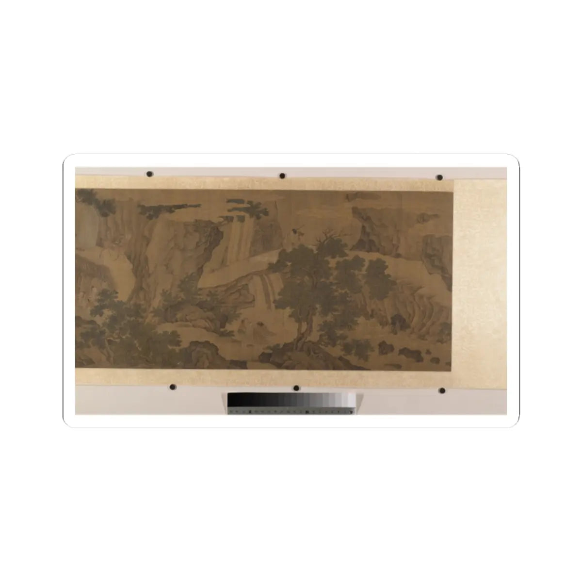 Unidentified artist - Daoist immortals in a landscape - 16th century v6 - STICKER Vinyl Kiss-Cut Decal