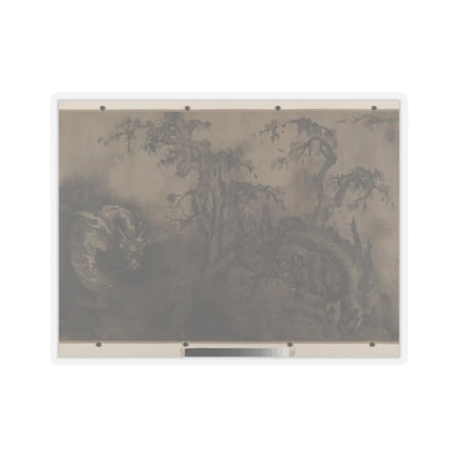 Unidentified artist - Dragon and Landscape - 14th century; plus later v1 - STICKER Vinyl Kiss-Cut Decal