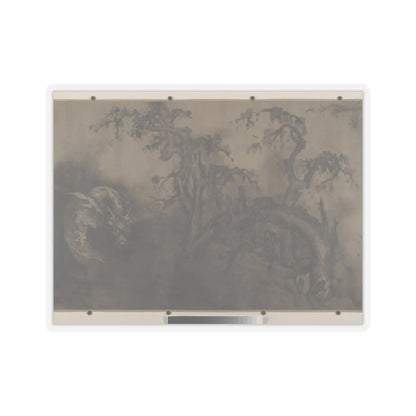 Unidentified artist - Dragon and Landscape - 14th century; plus later v1 - STICKER Vinyl Kiss-Cut Decal