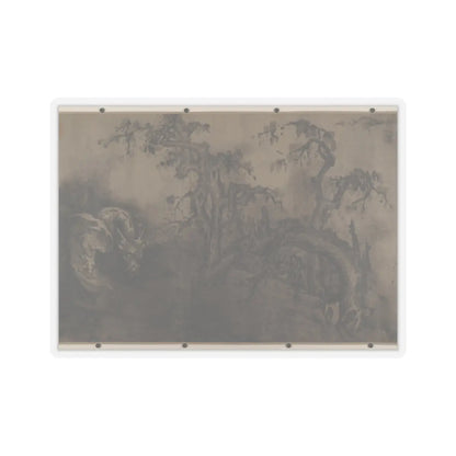 Unidentified artist - Dragon and Landscape - 14th century; plus later v8 - STICKER Vinyl Kiss-Cut Decal