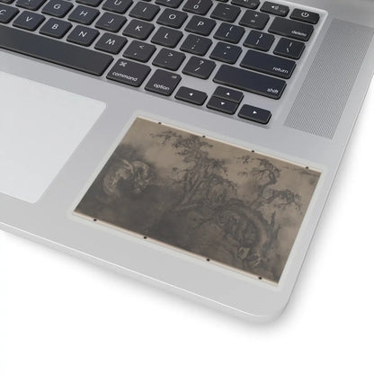 Unidentified artist - Dragon and Landscape - 14th century; plus later v8 - STICKER Vinyl Kiss-Cut Decal