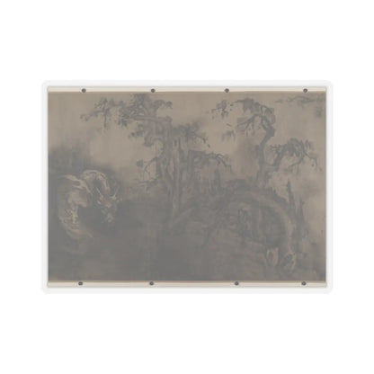 Unidentified artist - Dragon and Landscape - 14th century; plus later v8 - STICKER Vinyl Kiss-Cut Decal