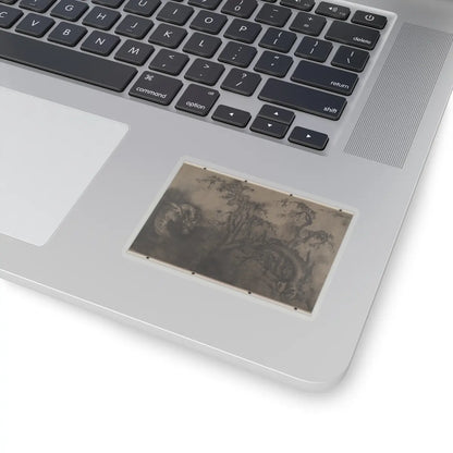 Unidentified artist - Dragon and Landscape - 14th century; plus later v8 - STICKER Vinyl Kiss-Cut Decal