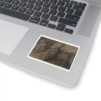 Unidentified artist - Dragon and Landscape - 14th century; plus later v9 - STICKER Vinyl Kiss-Cut Decal