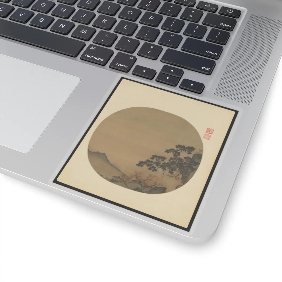 Unidentified artist - Early spring landscape - mid-13th century v1 - STICKER Vinyl Kiss-Cut Decal