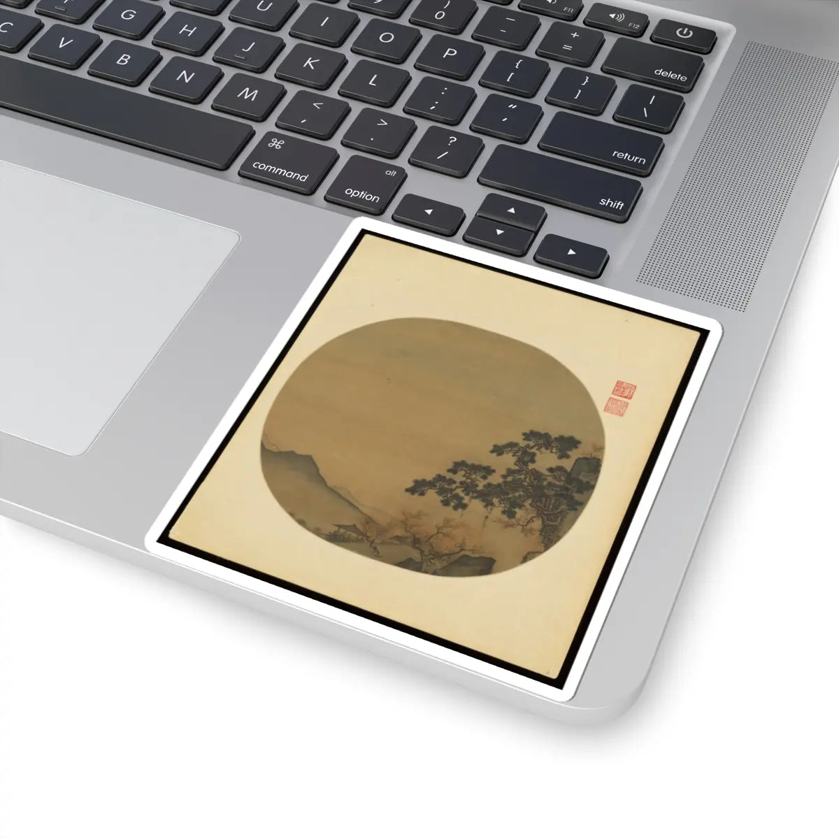 Unidentified artist - Early spring landscape - mid-13th century v1 - STICKER Vinyl Kiss-Cut Decal