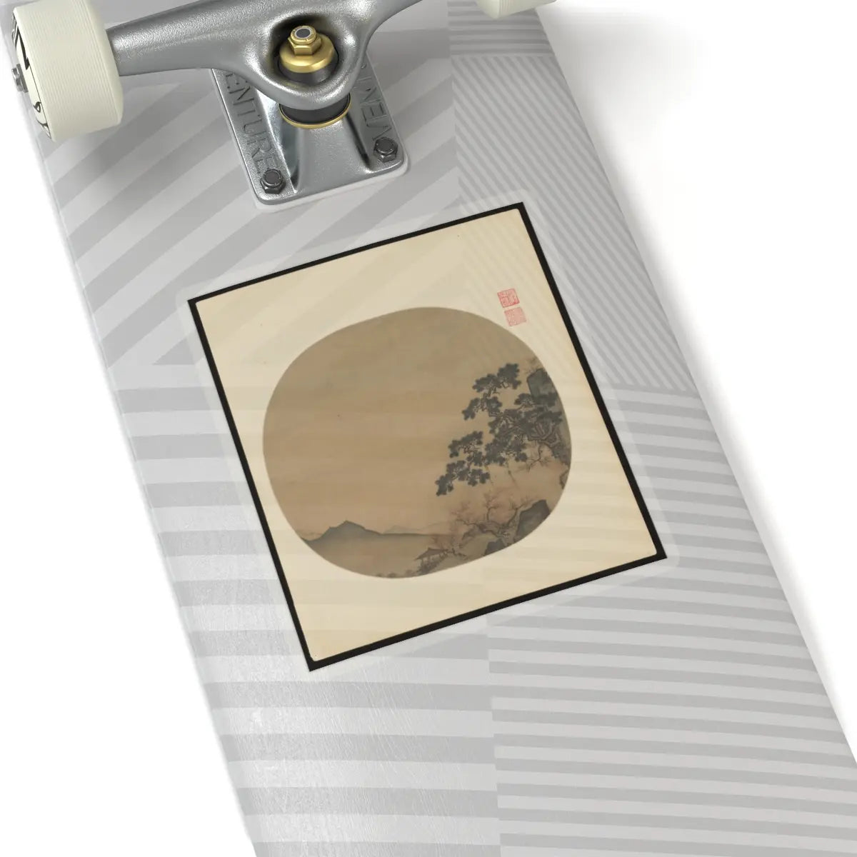 Unidentified artist - Early spring landscape - mid-13th century v1 - STICKER Vinyl Kiss-Cut Decal