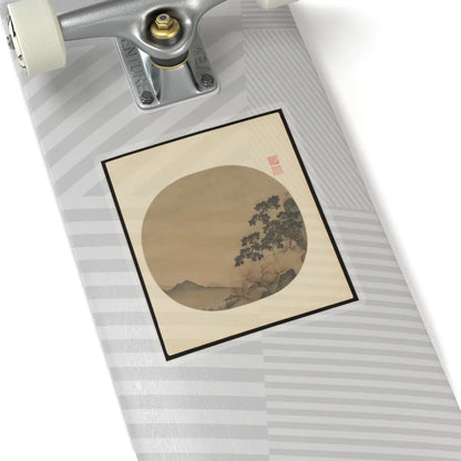 Unidentified artist - Early spring landscape - mid-13th century v1 - STICKER Vinyl Kiss-Cut Decal