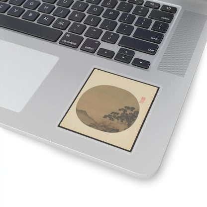 Unidentified artist - Early spring landscape - mid-13th century v1 - STICKER Vinyl Kiss-Cut Decal