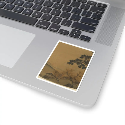 Unidentified artist - Early spring landscape - mid-13th century v2 - STICKER Vinyl Kiss-Cut Decal