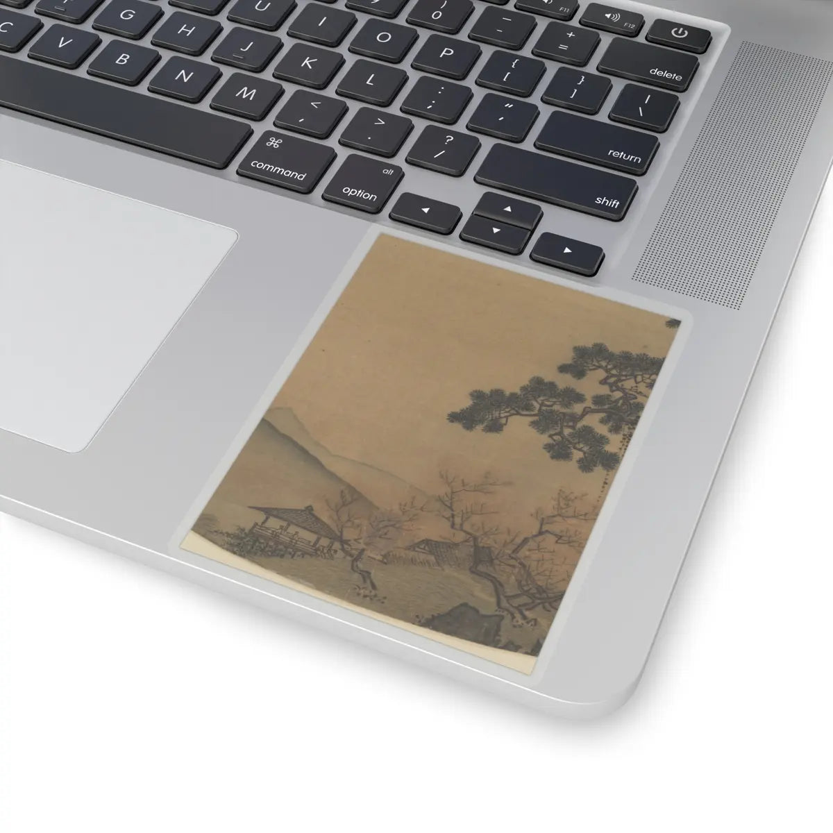 Unidentified artist - Early spring landscape - mid-13th century v2 - STICKER Vinyl Kiss-Cut Decal