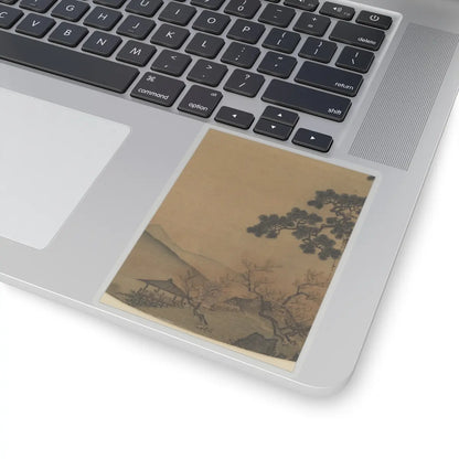Unidentified artist - Early spring landscape - mid-13th century v2 - STICKER Vinyl Kiss-Cut Decal