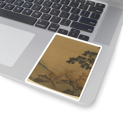 Unidentified artist - Early spring landscape - mid-13th century v2 - STICKER Vinyl Kiss-Cut Decal