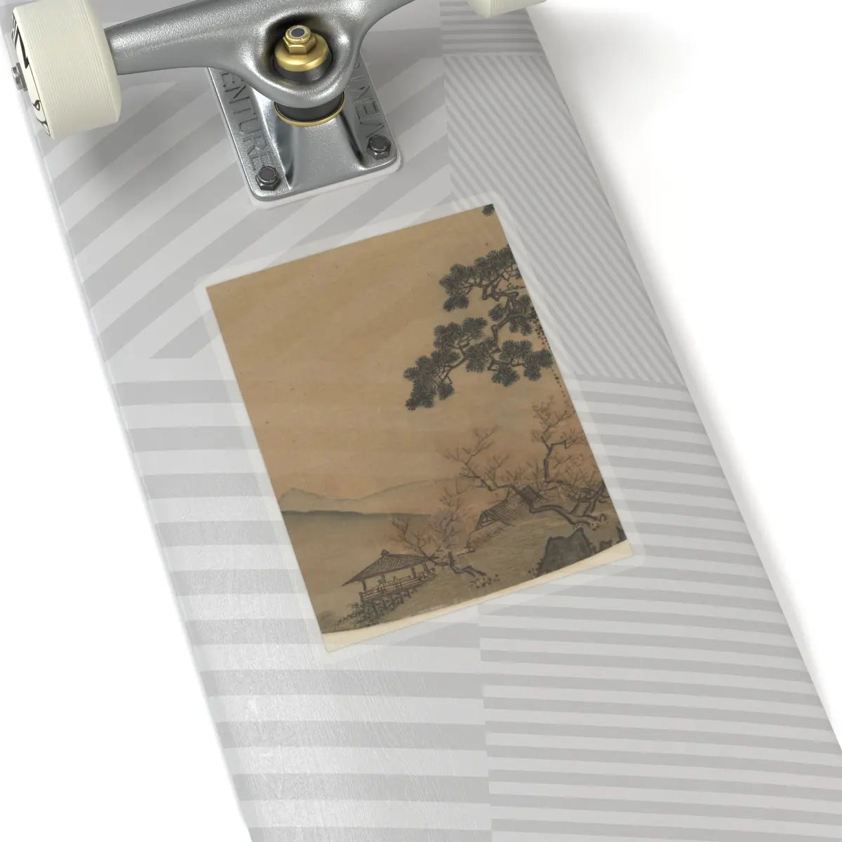 Unidentified artist - Early spring landscape - mid-13th century v2 - STICKER Vinyl Kiss-Cut Decal