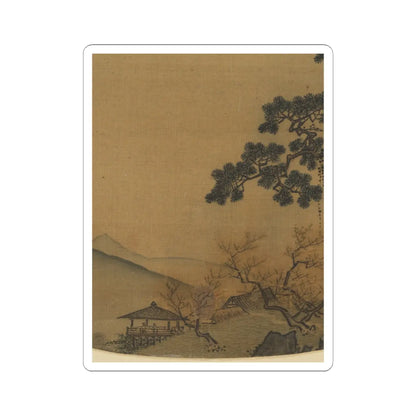 Unidentified artist - Early spring landscape - mid-13th century v2 - STICKER Vinyl Kiss-Cut Decal