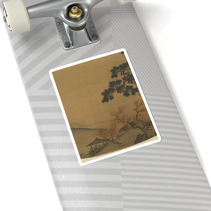 Unidentified artist - Early spring landscape - mid-13th century v2 - STICKER Vinyl Kiss-Cut Decal