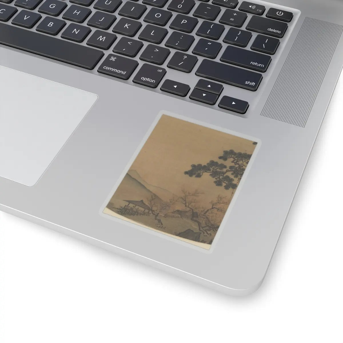 Unidentified artist - Early spring landscape - mid-13th century v2 - STICKER Vinyl Kiss-Cut Decal