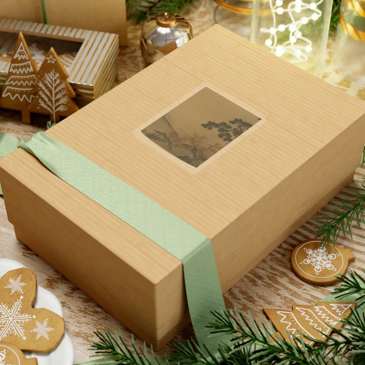 Unidentified artist - Early spring landscape - mid-13th century v2 - STICKER Vinyl Kiss-Cut Decal