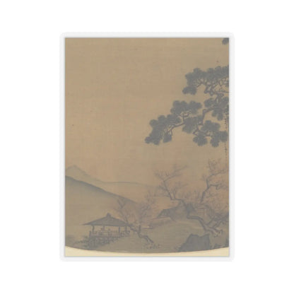 Unidentified artist - Early spring landscape - mid-13th century v2 - STICKER Vinyl Kiss-Cut Decal