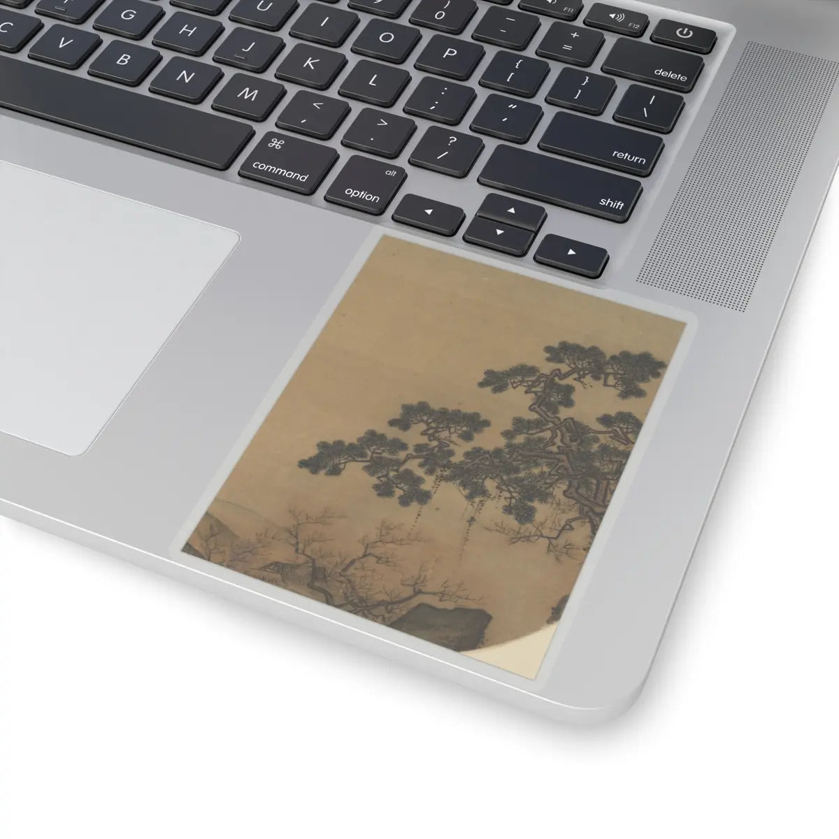 Unidentified artist - Early spring landscape - mid-13th century v3 - STICKER Vinyl Kiss-Cut Decal