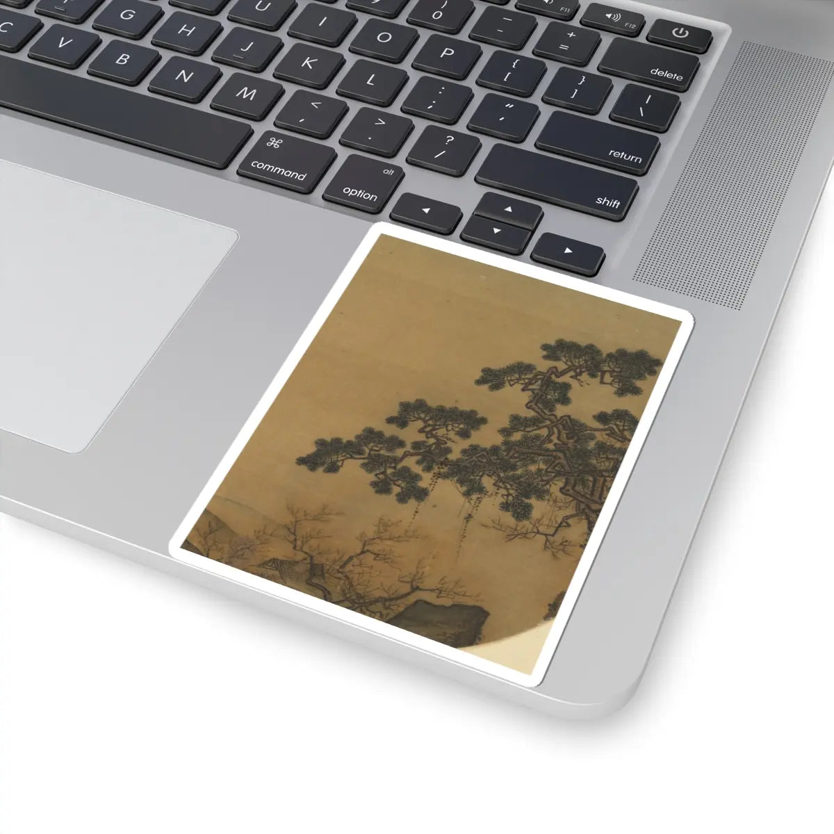 Unidentified artist - Early spring landscape - mid-13th century v3 - STICKER Vinyl Kiss-Cut Decal