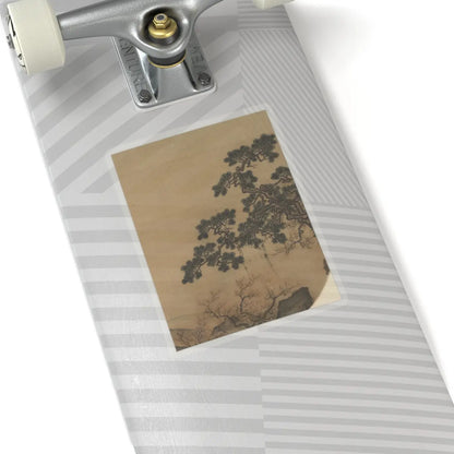 Unidentified artist - Early spring landscape - mid-13th century v3 - STICKER Vinyl Kiss-Cut Decal