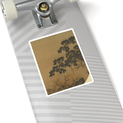 Unidentified artist - Early spring landscape - mid-13th century v3 - STICKER Vinyl Kiss-Cut Decal