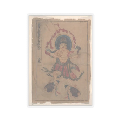 Unidentified artist - Eight Buddhist Paintings - unknown v1 - STICKER Vinyl Kiss-Cut Decal