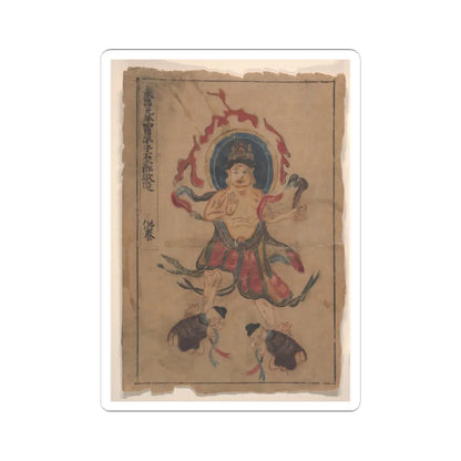Unidentified artist - Eight Buddhist Paintings - unknown v1 - STICKER Vinyl Kiss-Cut Decal