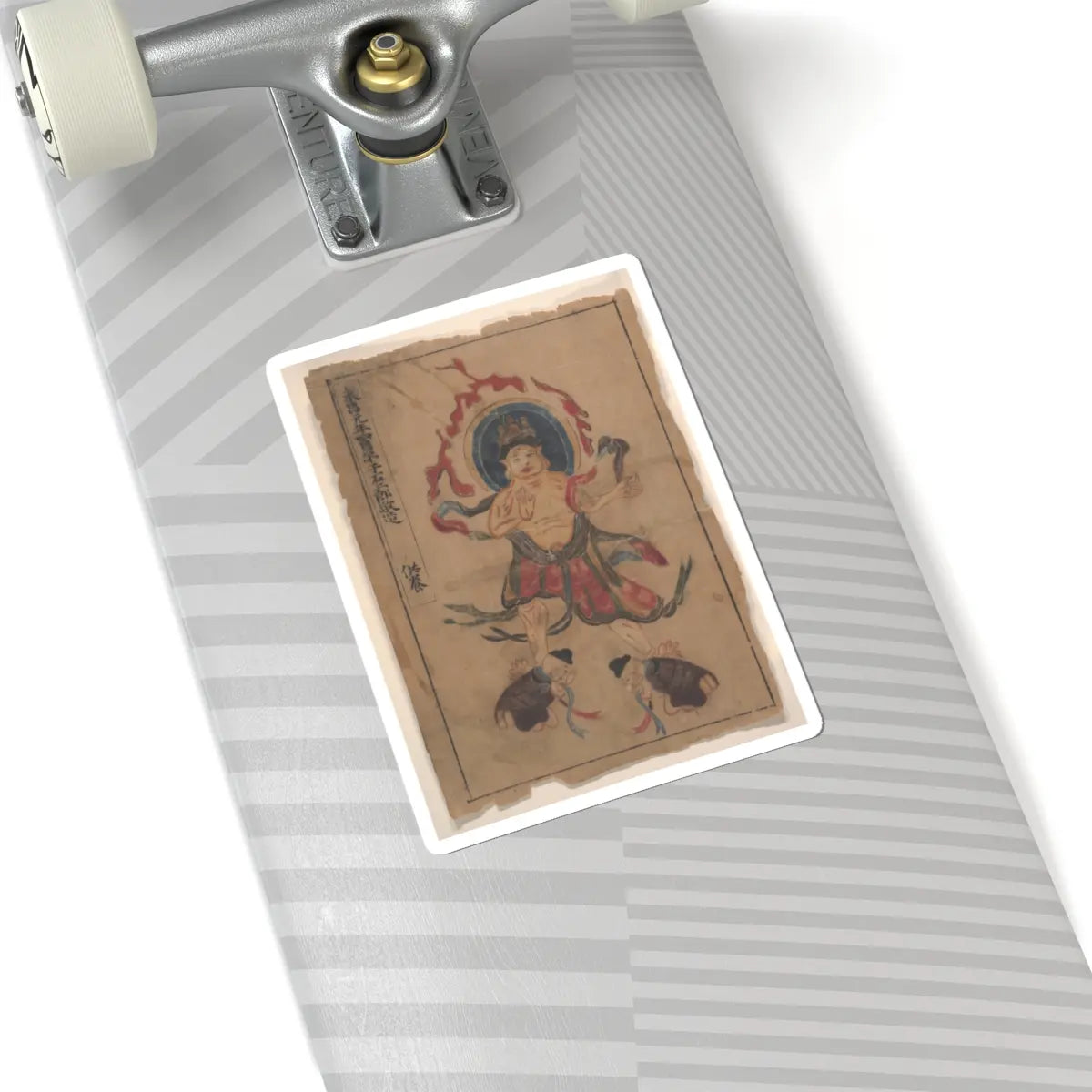 Unidentified artist - Eight Buddhist Paintings - unknown v1 - STICKER Vinyl Kiss-Cut Decal
